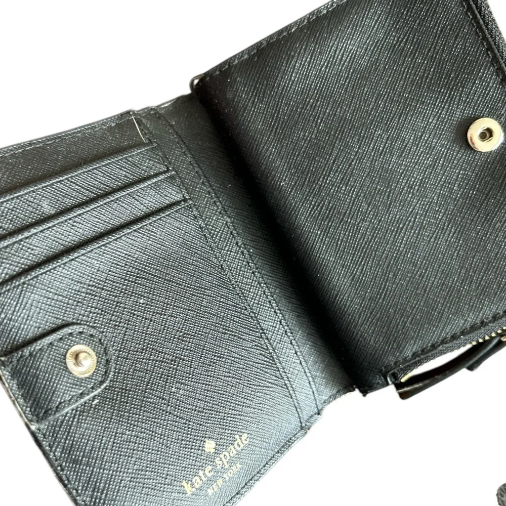 Kate Spade Women's Black Leather Wallet‎